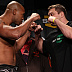 Marcus Jones (left) and Matt Mitrione 